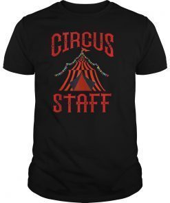 Vintage Circus Themed Birthday Party T Shirt Circus Staff T-Shirt