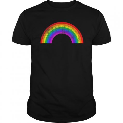 Vintage Gay Pride Rainbow Retro 80's Style T-shirt