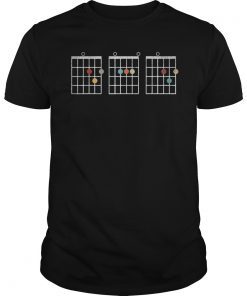 Vintage Guitar Chord Mean Dad Funny Music Father Day T-shirt T-Shirt