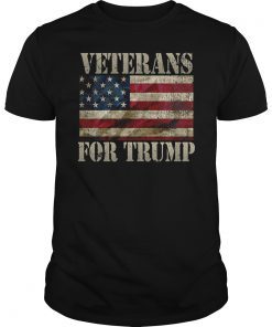 Vintage Veterans For Trump 2020 T shirt