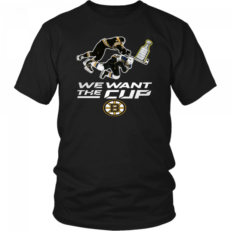 WE WANT THE CUP SHIRT TOREY KRUG - BOSTON BRUINS 2019 STANLEY CUP FINAL ...