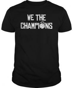 We Are Champions Toronto Raptors Tee Shirt