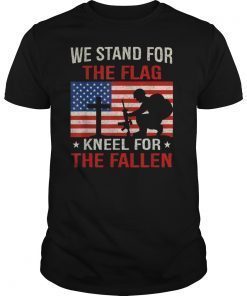 We Stand For The Flag Kneel For The Fallen Memorial Day T Shirt