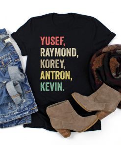 When They See Us Shirt, Yusef Raymond Korey Antron & Kevin Tshirt - Netflix T-shirt