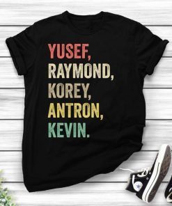 When They See Us Shirt, Yusef Raymond Korey Antron & Kevin Tshirt - Netflix T-shirt - korey wise Shirt - Central Park 5 Shirt Movie T-shirt