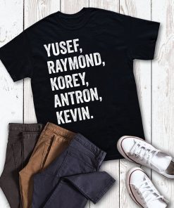 When They See Us Shirt Yusef Raymond Korey Antron & Kevin Tshirt Netflix Tshirt korey wise Shirt Central Park 5 Shirt Movie T-shirt
