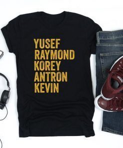 When They See Us Shirt, Yusef Raymond Korey Antron & Kevin Tshirt - Netflix T-shirt - korey wise Shirt - Central Park 5 Shirt Movie T-shirts