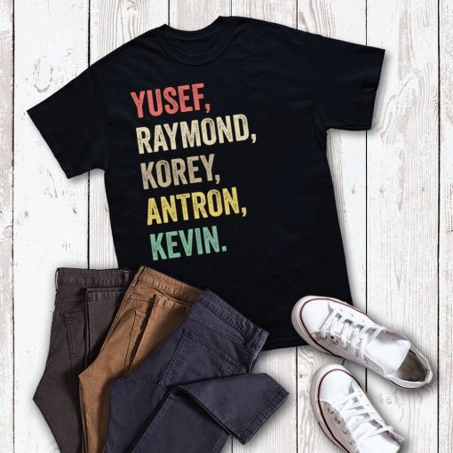 When They See Us Shirt, Yusef Raymond Korey Antron & Kevin Tshirt - Netflix T-shirt - korey wise Shirt - Central Park 5 Shirt Movie shirts