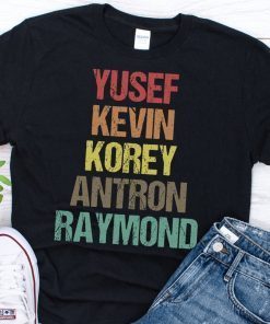 When They See Us Shirt, Yusef Raymond Korey Antron & Kevin Tshirt - korey wise Shirt - Central Park 5 Vintage Shirt T-shirt