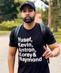When They See Us Shirt, Yusuf Raymond Korey Antron & Kevin T-Shirt - Netflix T-shirt Central Park 5 Shirt Movie T-shirt