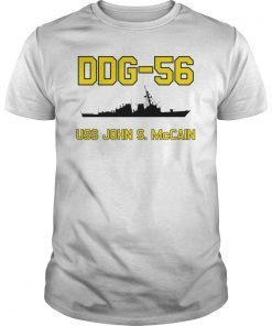 Womens DDG-56 USS John S. McCain T-Shirt