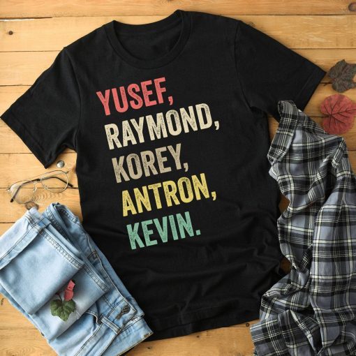 Yusef Raymond Korey Antron & Kevin Central Park 5 Shirt Movie Gift 2019 Tee Shirts