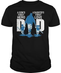 a Daughter first love T shirt Fathers Day T-Shirt Black Birthday Present Men's T-Shirt