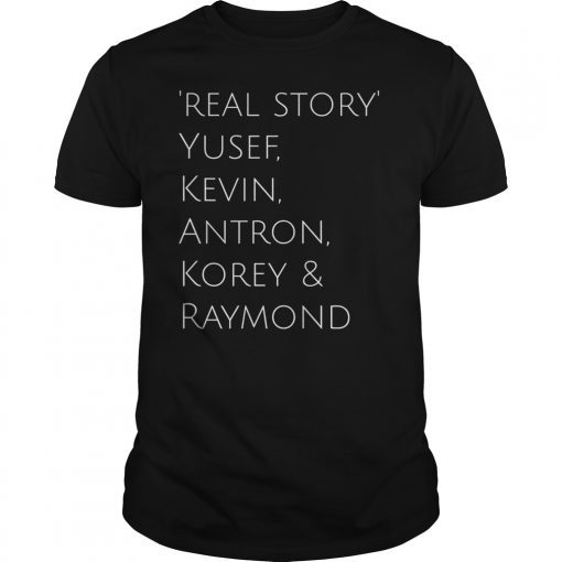 central park 5 t-shirt men and women Real Story Justice