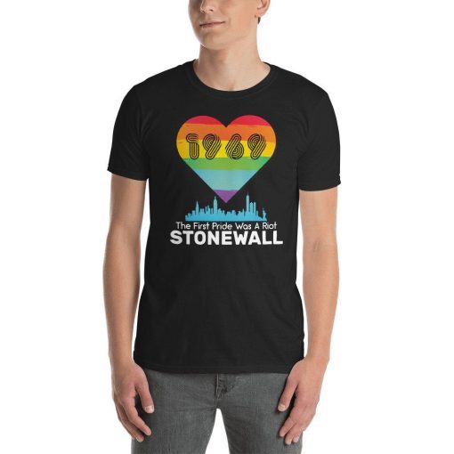 gay pride new york city The First Pride 50th Anniversary Stonewall 1969 NYC LGBTQ T-Shirt Short-Sleeve Unisex T-Shirt