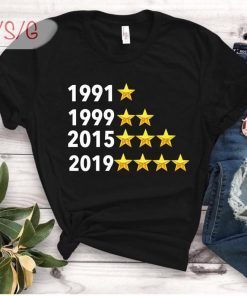1991 1999 2015 2019 Champions National Soccer Team Shirt finally USA soccer t-shirt USWNT Unisex T-Shirt