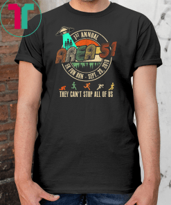 1st Annual Storm Area 51 5k Fun Run They Can't Stop Us Retro Classic T-Shirt