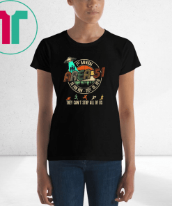 1st Annual Storm Area 51 5k Fun Run They Can't Stop Us Retro Classic T-Shirt