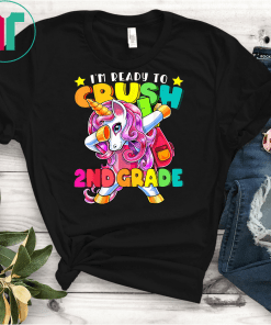 2nd Grade Dabbing Unicorn Back to School Shirt Girls Gift