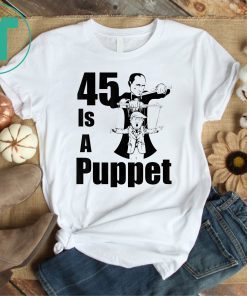 45 Is A Puppet Funny T-Shirt