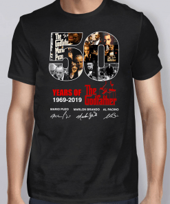 50 Years Of The Godfather 1969 2019 Signature T-Shirt