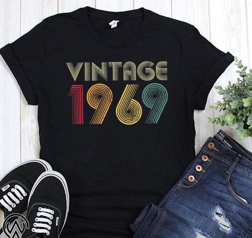 50th birthday vintage 1969 shirt