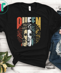 African American Shirt for Educated Strong Black Woman Queen Gift T-Shirt