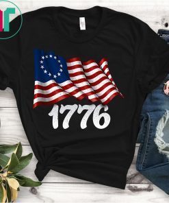 America Betsy Ross Flag 1776 Vintage Distressed T-Shirts