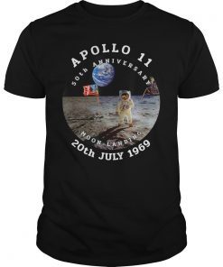 Apollo 11 50th Anniversary Moon Landing 1969 2019 Shirts