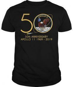Apollo 11 50th Anniversary Moon Landing July 20 1969 - 2019 Gift T-Shirt
