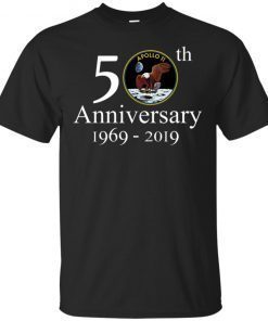 Apollo 11 50th Anniversary NASA Moon Landing Logo T-Shirt