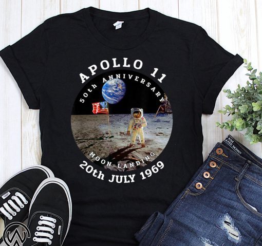 Apollo 11 50th anniversary moon landing 20th july 1969 shirt