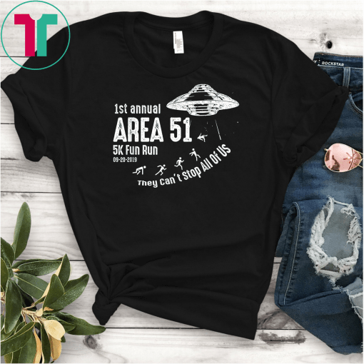 Area 51 5K Fun Run Tee Shirts