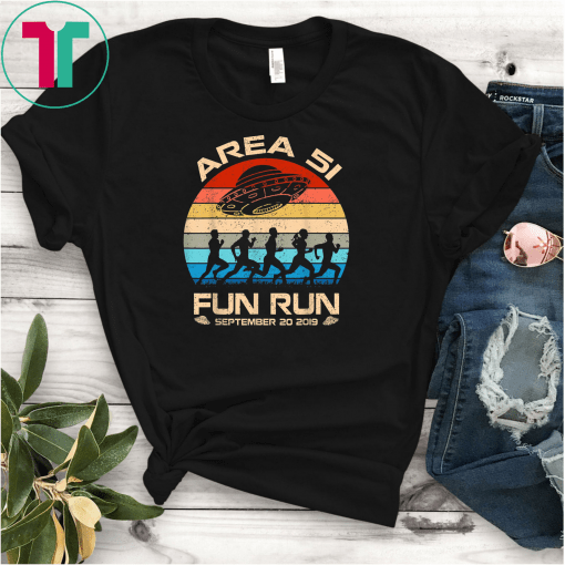 Area 51 Fun Run Shirt September 20 2019 Vintage Gifts T-Shirts