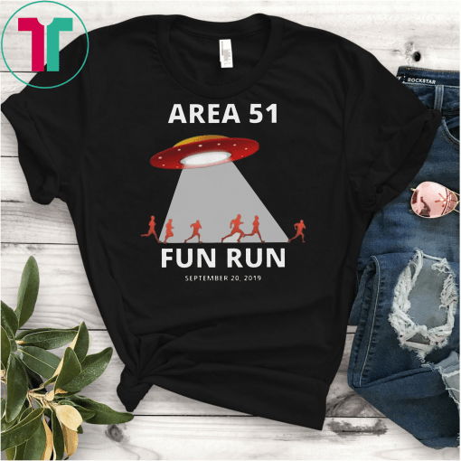 Area 51 Fun Run Short-Sleeve Funny Gift T-Shirts