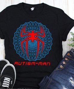 Autism man spider-man t-shirt