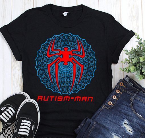 Autism man spider-man t-shirt