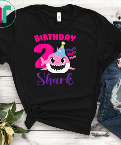 Baby Shark T-shirt 2nd Birthday for Girls Doo Doo Doo T-Shirt
