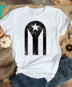 Bandera Negra Famosa Puerta de San Juan Puerto Rico Top T-Shirt