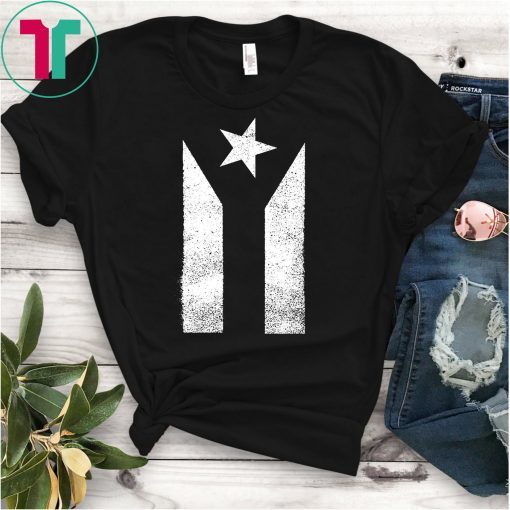 Bandera Negra Puerto Rico Boricua T-Shirt