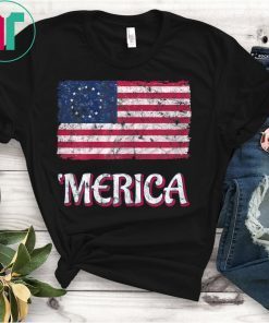 Betsy Ross American Flag 'Merica T-Shirt