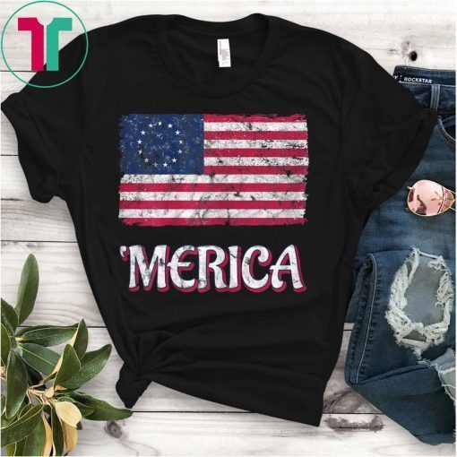 Betsy Ross American Flag 'Merica T-Shirt