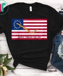 Betsy Ross First Naval Jack Flag USA T-Shirt