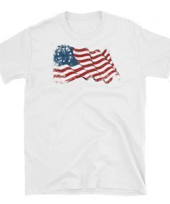 Betsy Ross Flag Shirt 4th Of July American Flag Tshirt 1776 Patriotic American Shirt Unisex Bella Canvas Shirts