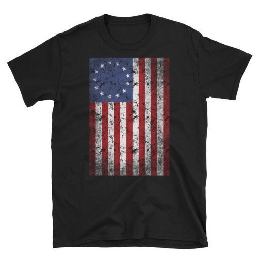 Betsy Ross Flag Shirt Vintage American Flag Shirt