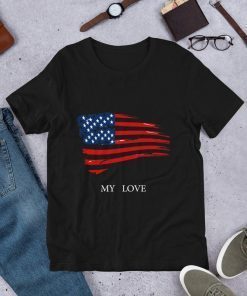 Betsy Ross Flag T Shirt Vintage Distressed American Flag T-Shirts