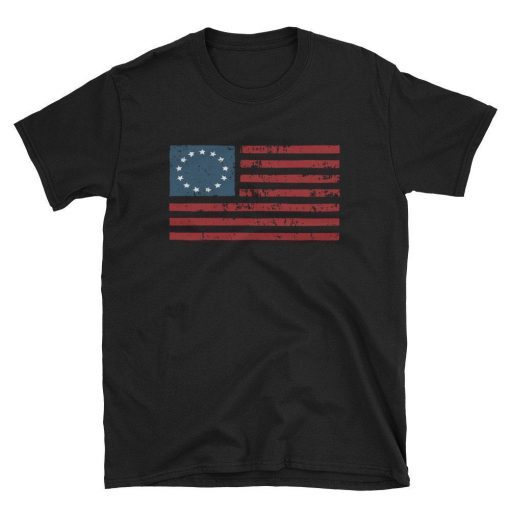 Betsy Ross Flag T Shirt,Betsy Ross American , Victory T Shirt, Ross Flag Tee Shirts