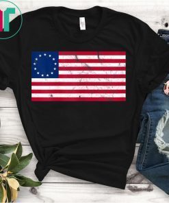 Betsy Ross Flag U.S.A. United States Of America Classic Flag Shirt