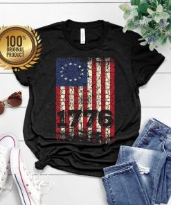 Betsy Ross Flag U.S.A. United States Of America, 1776 Classic Flag , the original Flag shirt,retro vintage shirt,Short-Sleeve Unisex T-Shirt