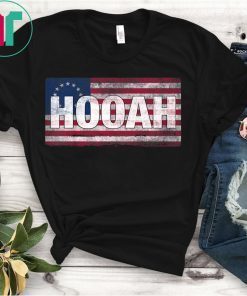 Betsy Ross HOOAH USA American Flag T-Shirt